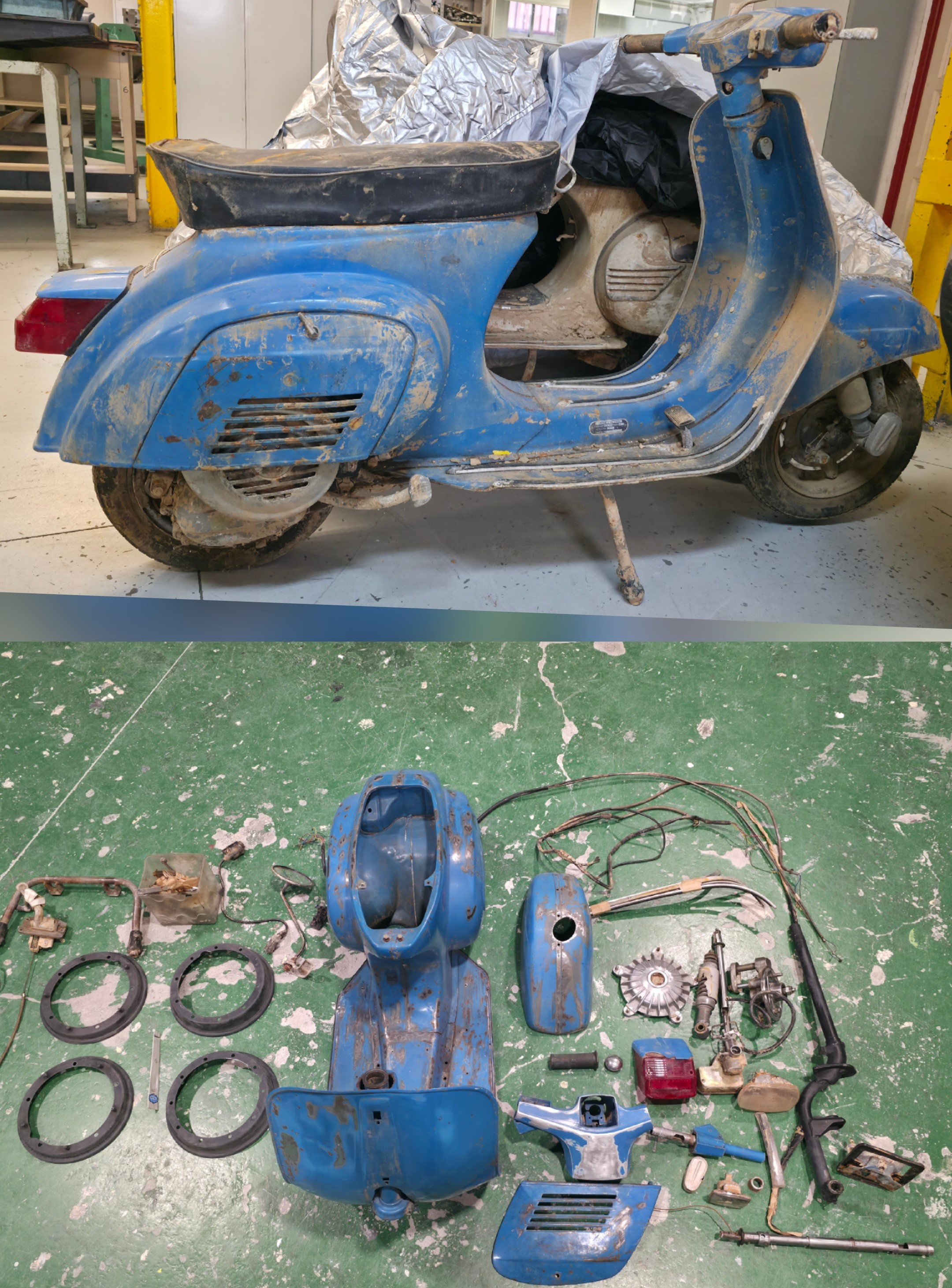 Restauración Vespa 2