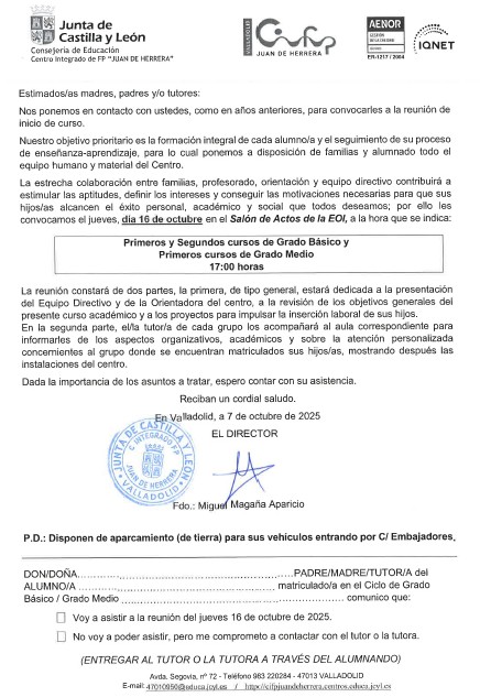 reunion padres oct-25 reunion padres oct-25